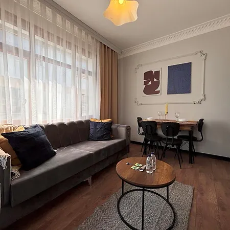 Luxury 1br Turkish Bath Walk To Galata Lägenhet *